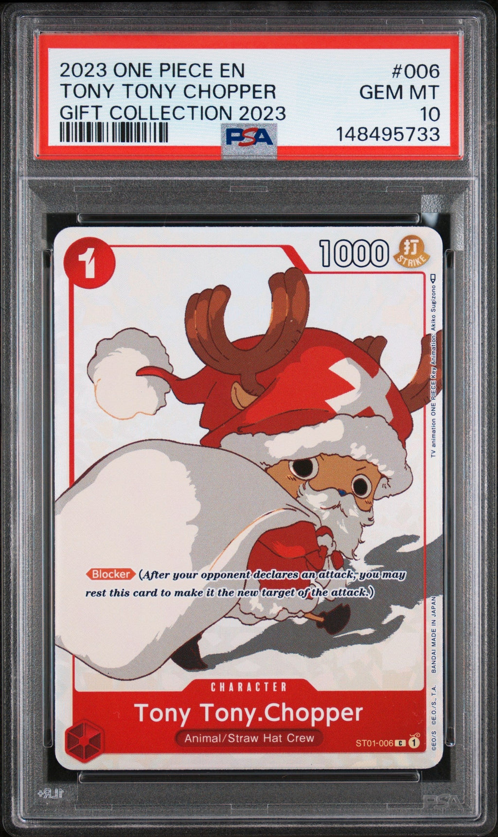 PSA GEM MT 10 Tony Tony.Chopper (Geschenk-Kollektion 2023) [One Piece Promotional-Karten] - 148495733