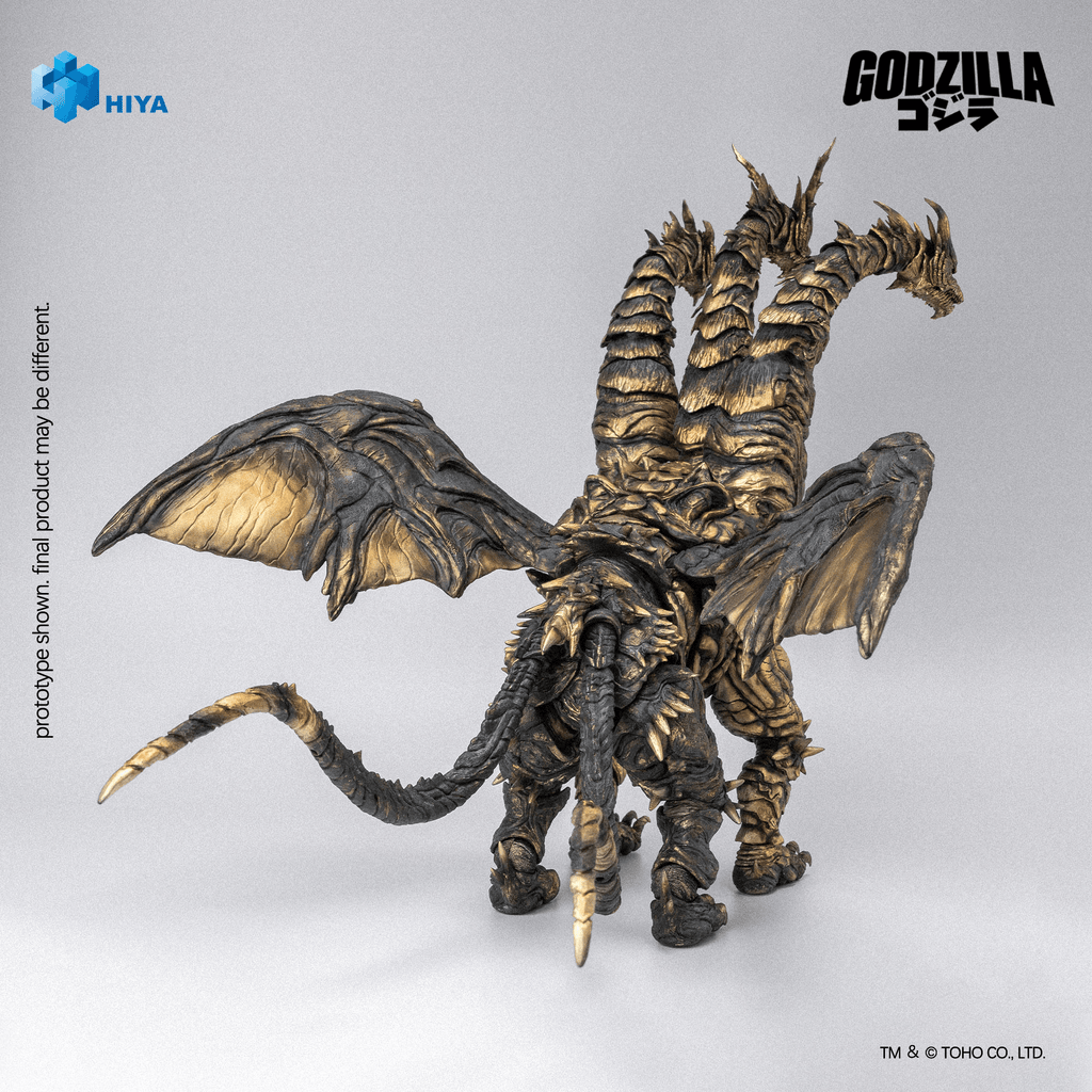 None Scale 14 Inch Godzilla Final Wars 2004 Keizer Ghidorah Action Figure