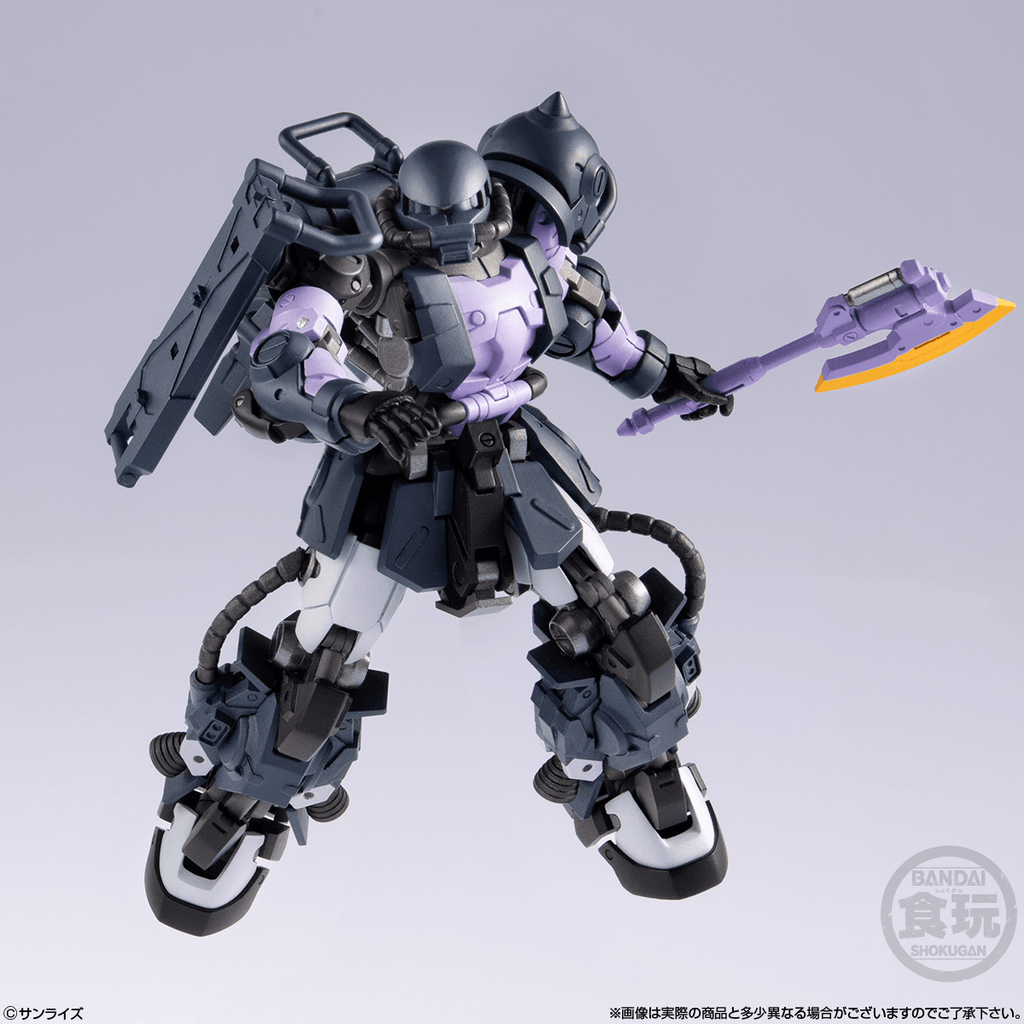 Zaku II High Mobility Type (Black Tri-Stars Custom) "Gundam", Bandai Shokugan Gundam Artifact PRO