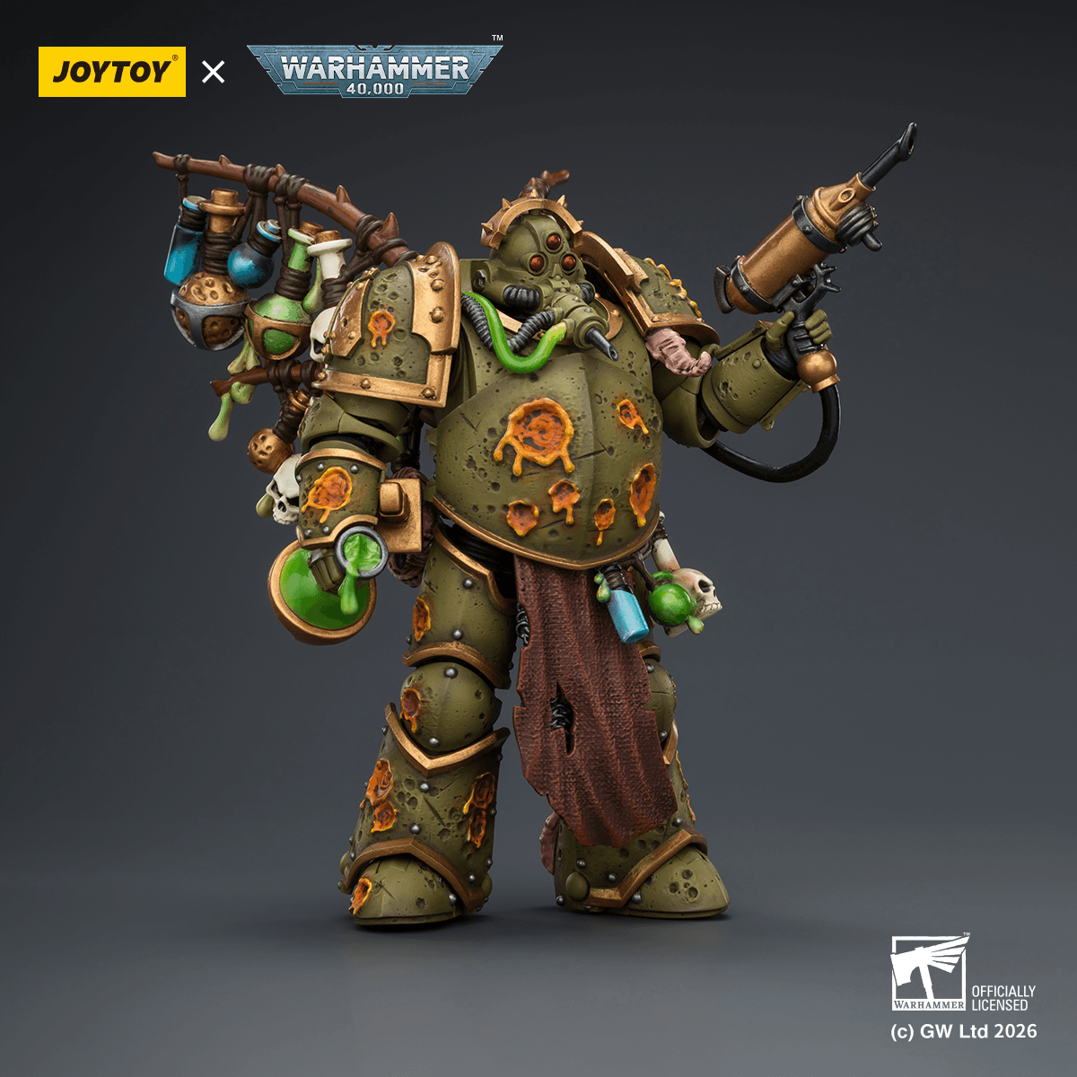Death Guard Biologus Putrifier with Injector Pistol and Hyper Blight Grenades
