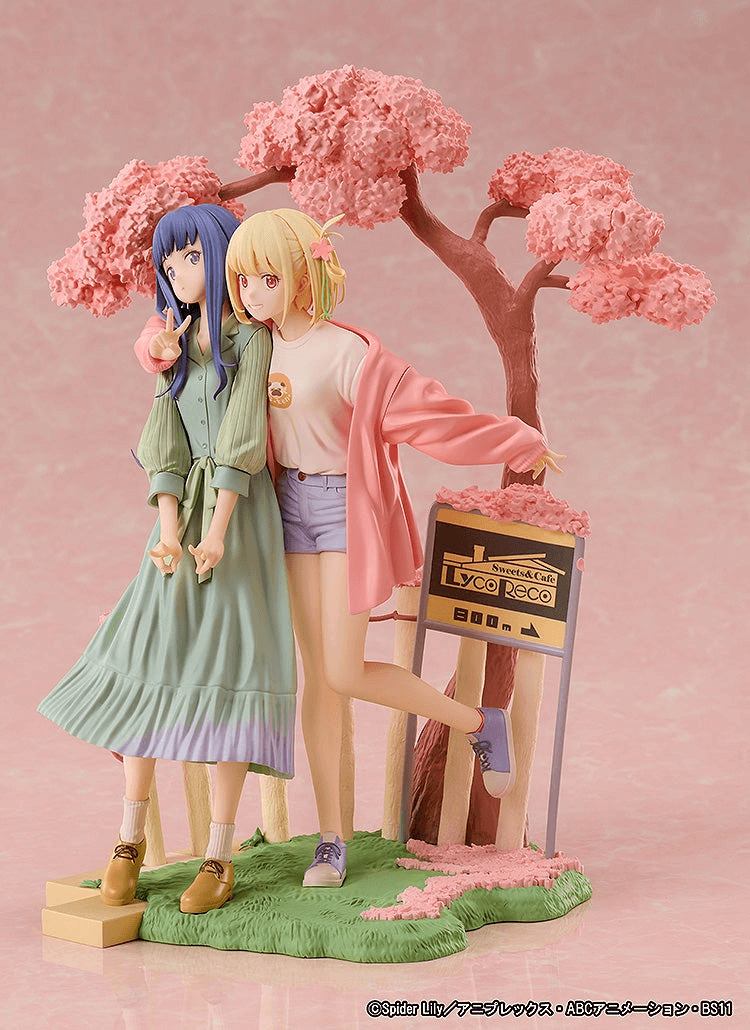 Lycoris Recoil Chisato Nishikigi &amp; Takina Inoue Spring Ver. Non-Scale Figure
