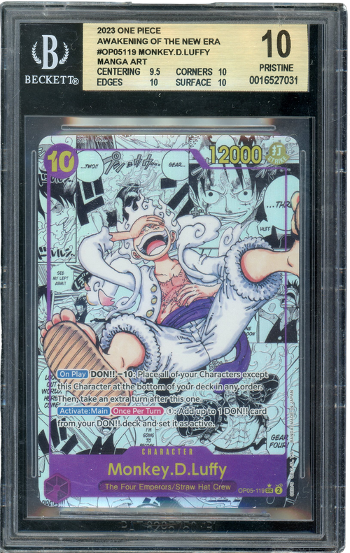 BGS 10 MONKEY.D.LUFFY MANGA