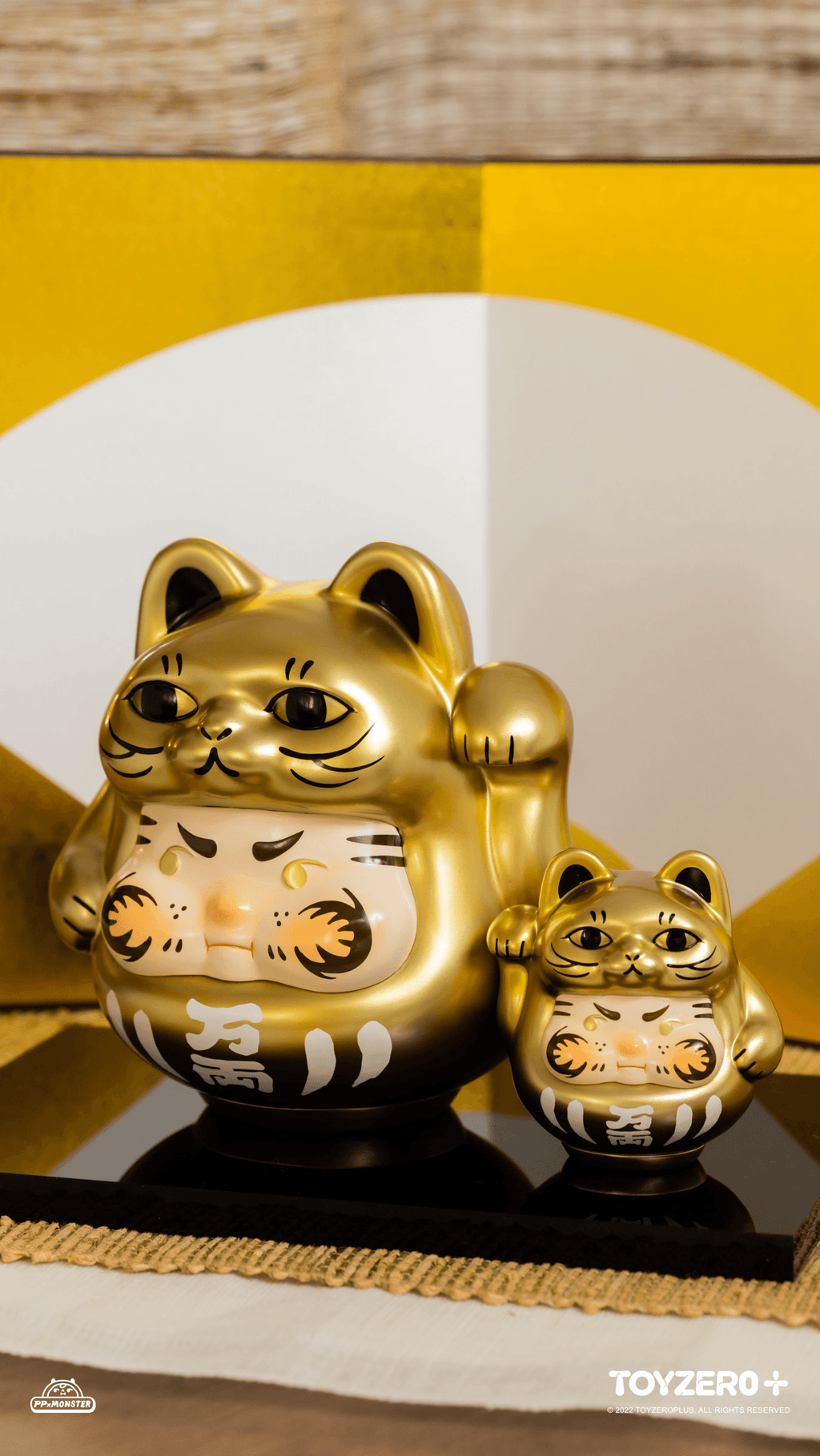 200% PP Lucky Cat Daruma (Golden cat edition)