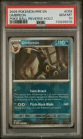 PSA 10 - 2025 POKEMON PRE EN-PRISMATIC EVOLUTIONS #059 UMBREON POKE BALL REVERSE HOLO