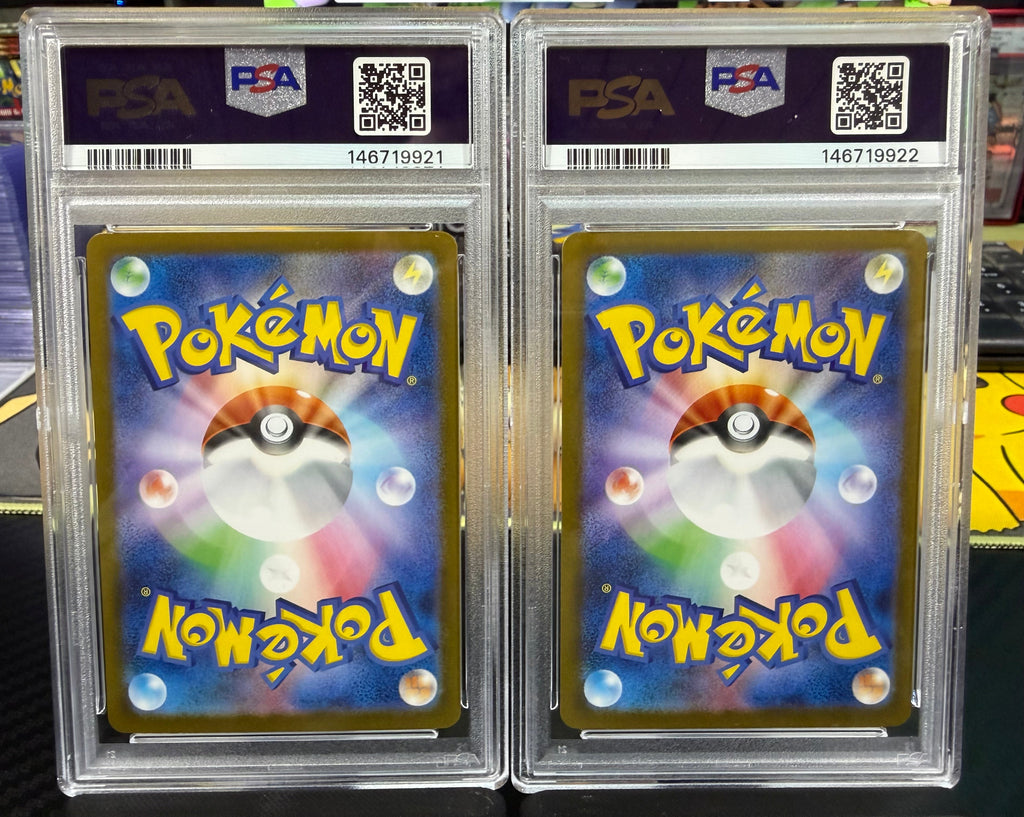 PSA 10 Sequential - Zekrom Ex & Reshiram Ex - 168 & 169/086 - SAR - Japanese