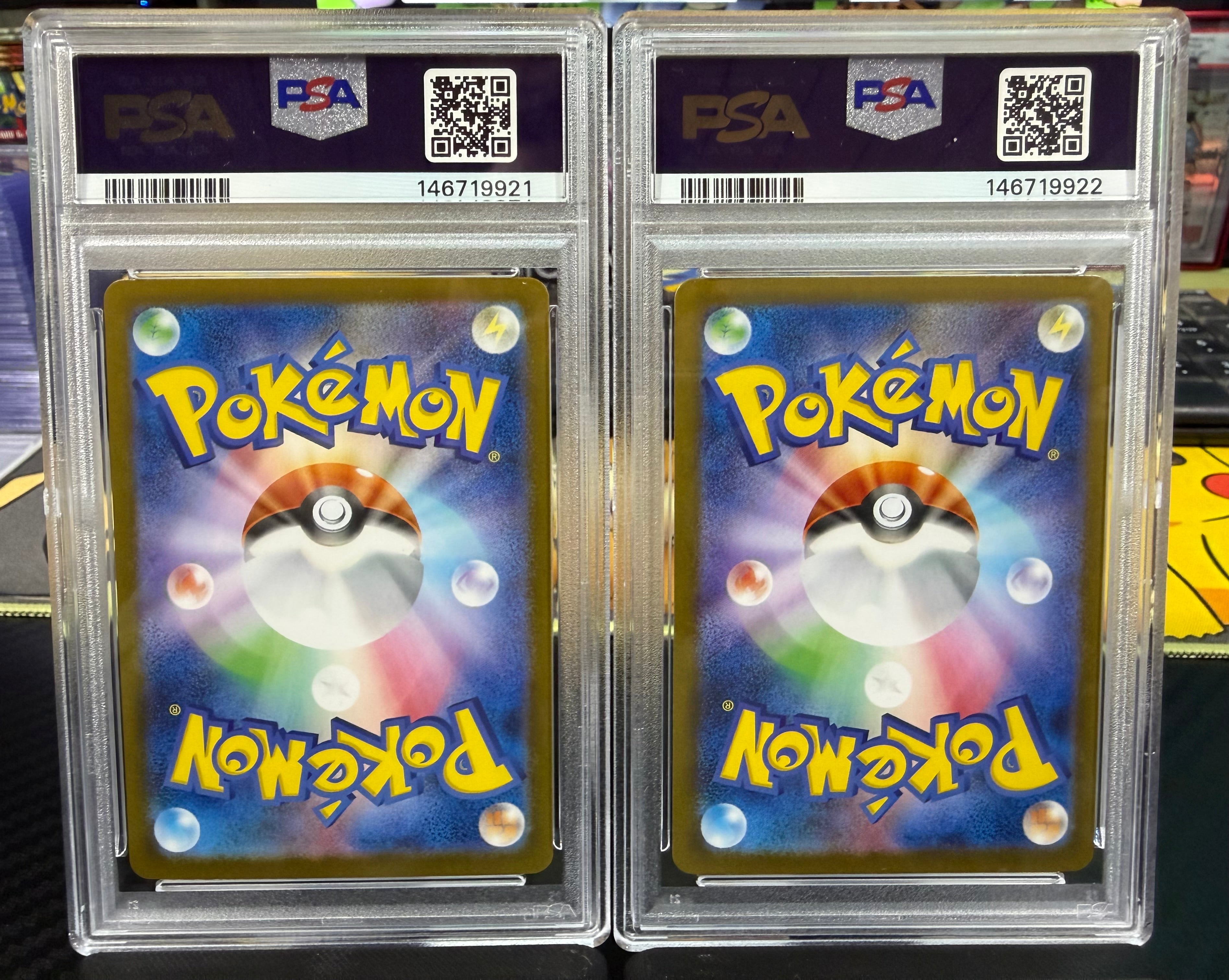 PSA 10 Sequential - Zekrom Ex & Reshiram Ex - 168 & 169/086 - SAR - Japanese