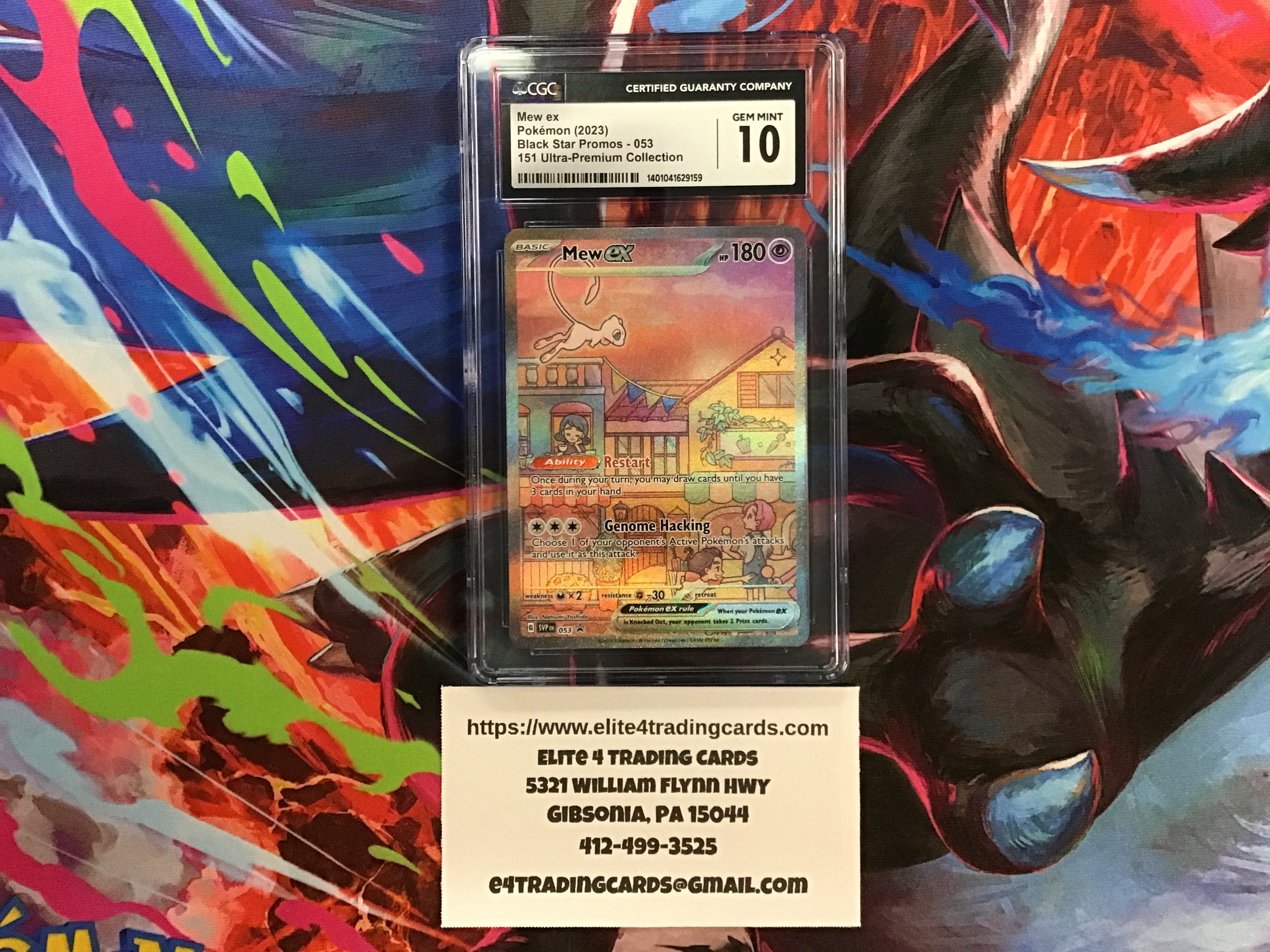 Mew ex #53 Pokemon Promo (CGC 10)