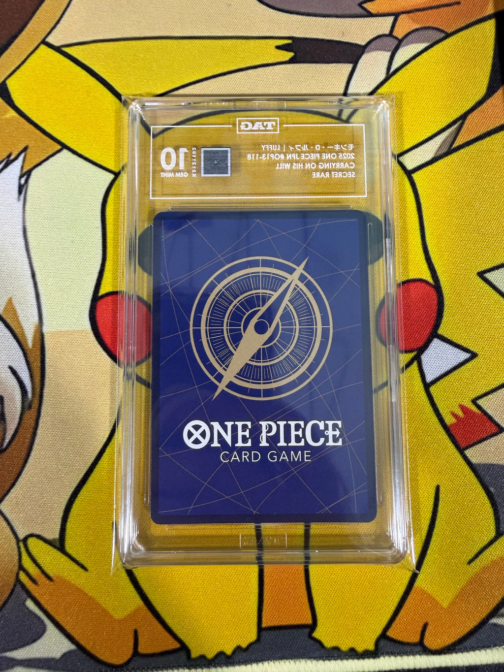 TAG 10 - Monkey D Luffy - SEC - OP13-118 - Japanese Carrying On His Will