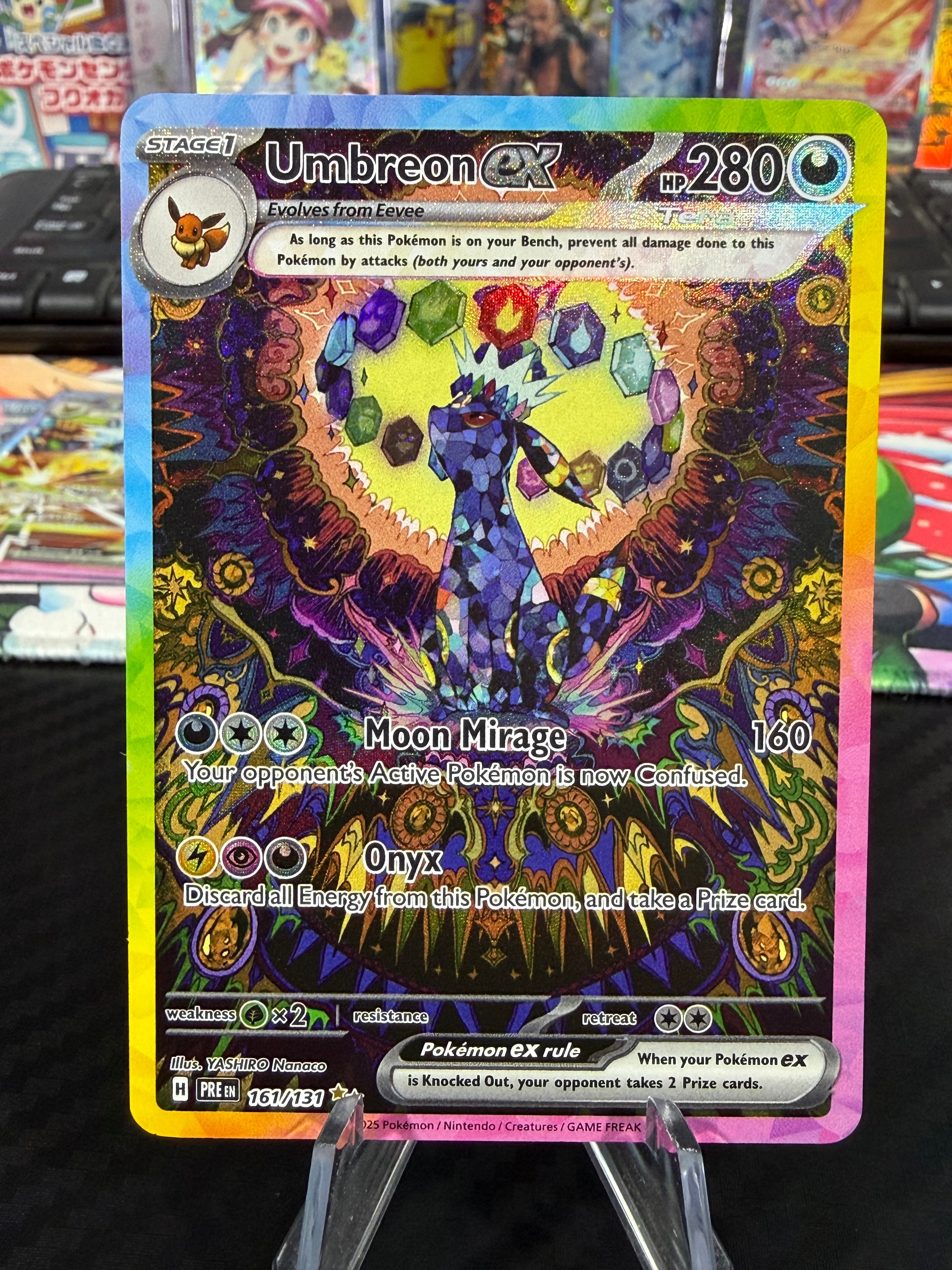 Umbreon Ex - 161/131 - Special Illustration Rare - Prismatic Evolutions - NM