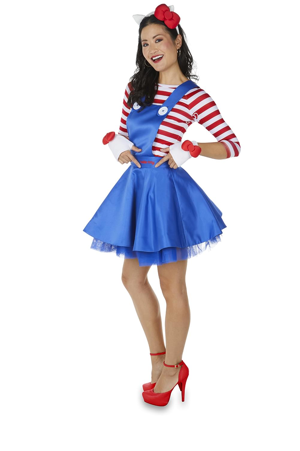 Sanrio Hello Kitty 4-Piece Adult Costume Dress