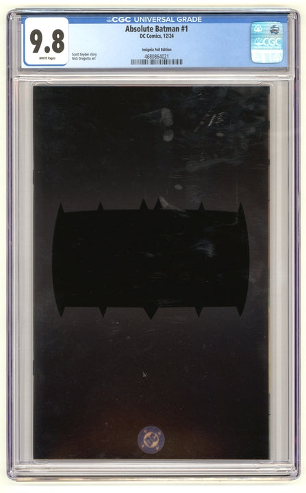 Absolute Batman: #1 [Logo Foil CGC 9.8 CVR E] 2024