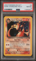 Dark Charizard Pokemon Rocket Holo PSA 8