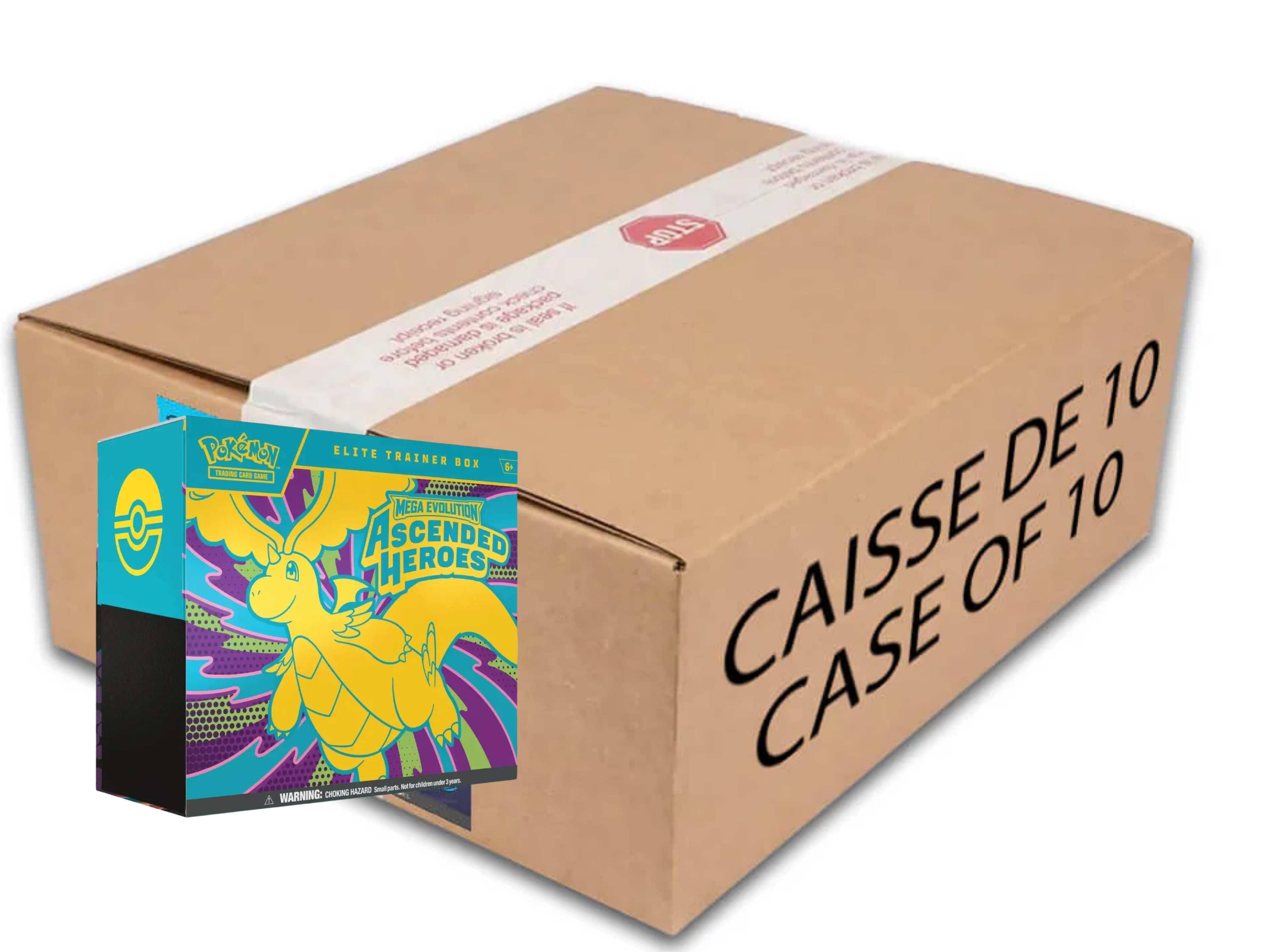 Pokémon - Mega Evolutions - Ascended Heroes - Elite Trainer Box Sealed Case (10 Count)