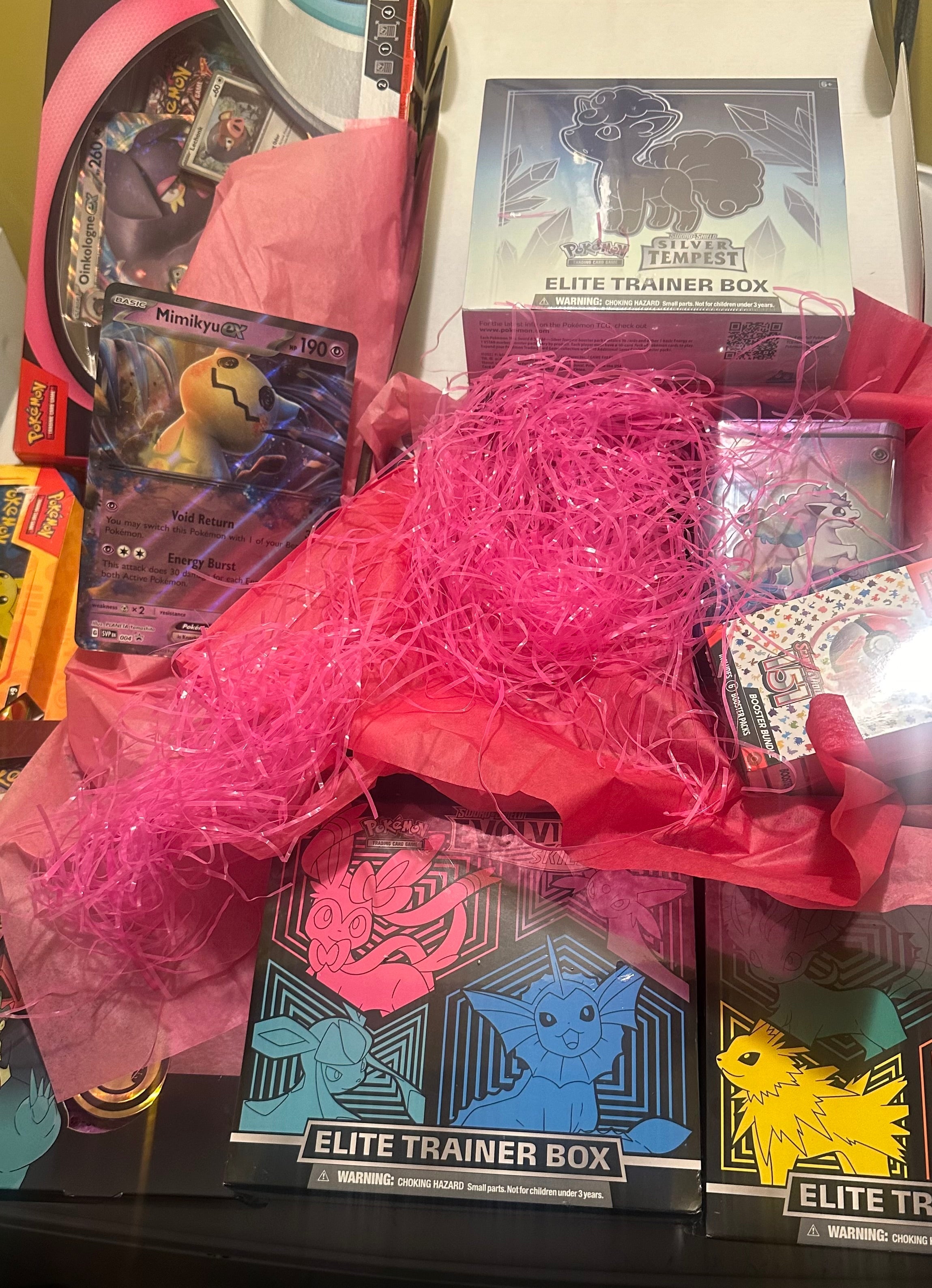 Large Pokemonphilly PINK  Mystery Box
