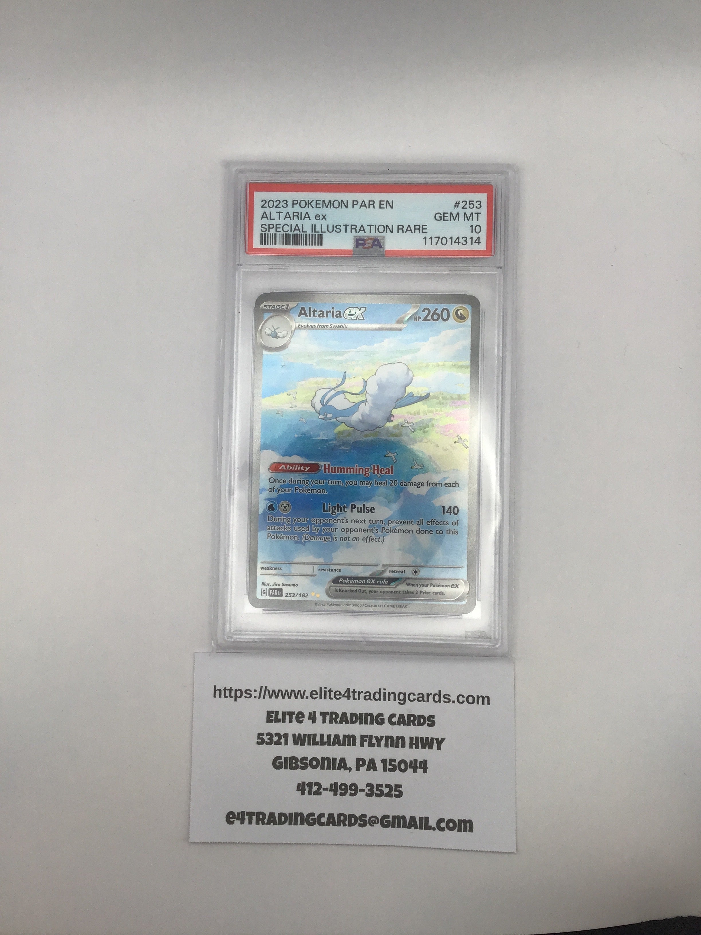 Altaria ex #253 Pokemon Paradox Rift (PSA 10)