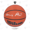 Anthony Edwards & Rob Dillingham Autographed Wilson Authentic Series Indoor/Outdoor Basketball