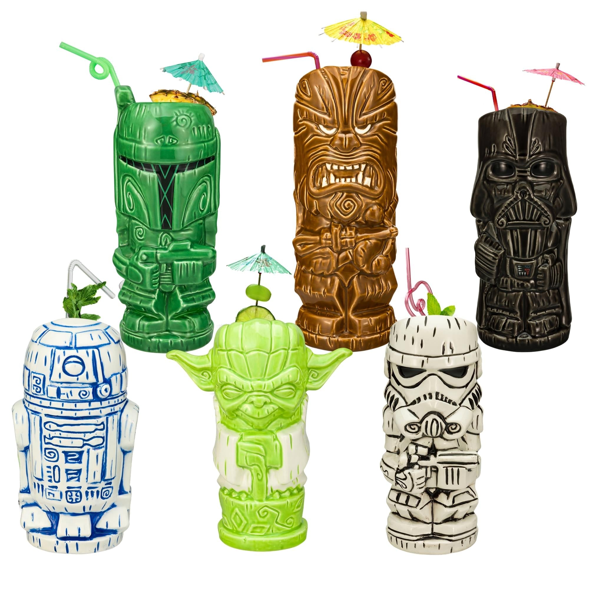 Geeki Tikis 10th Anniversary Star Wars 6-Piece Ceramic Mug Set