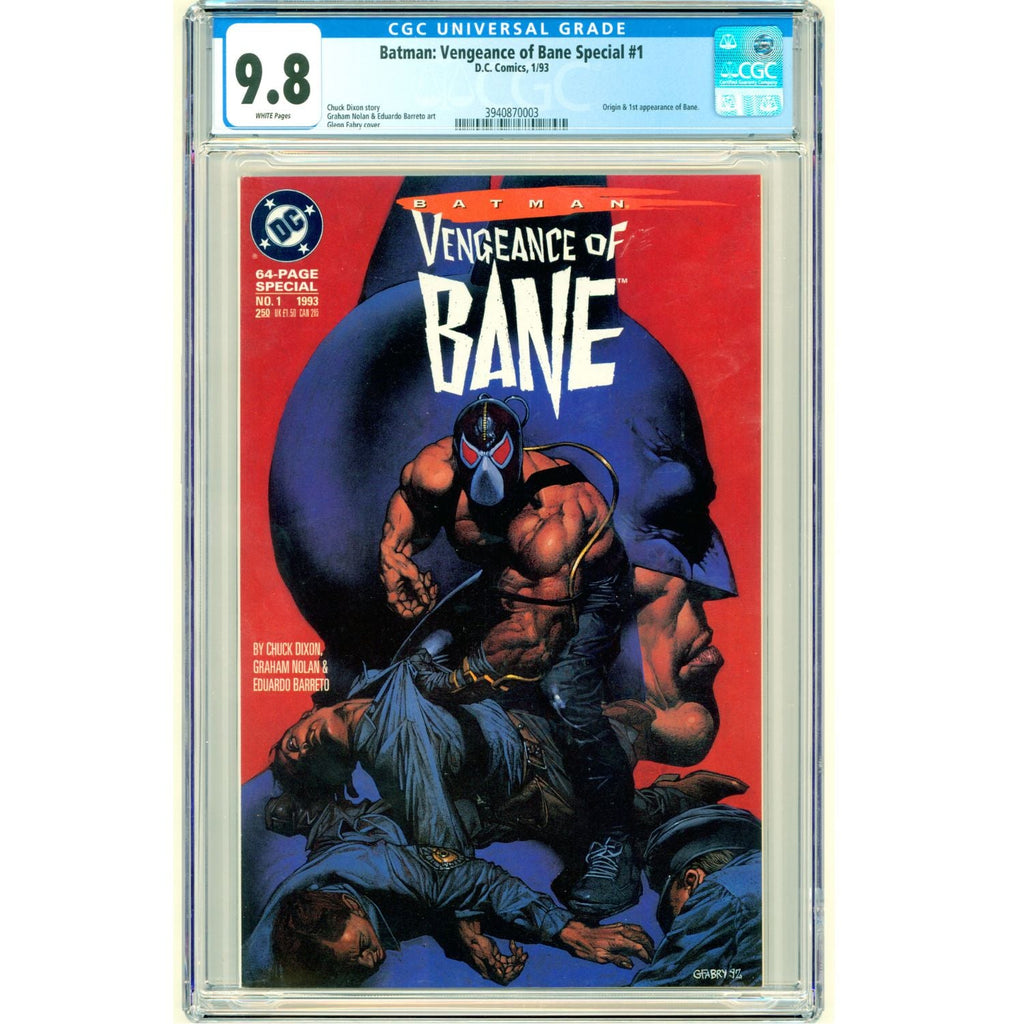 Batman Vengeance Of Bane Special: #1 [Glenn Fabry CGC 9.8] 2011