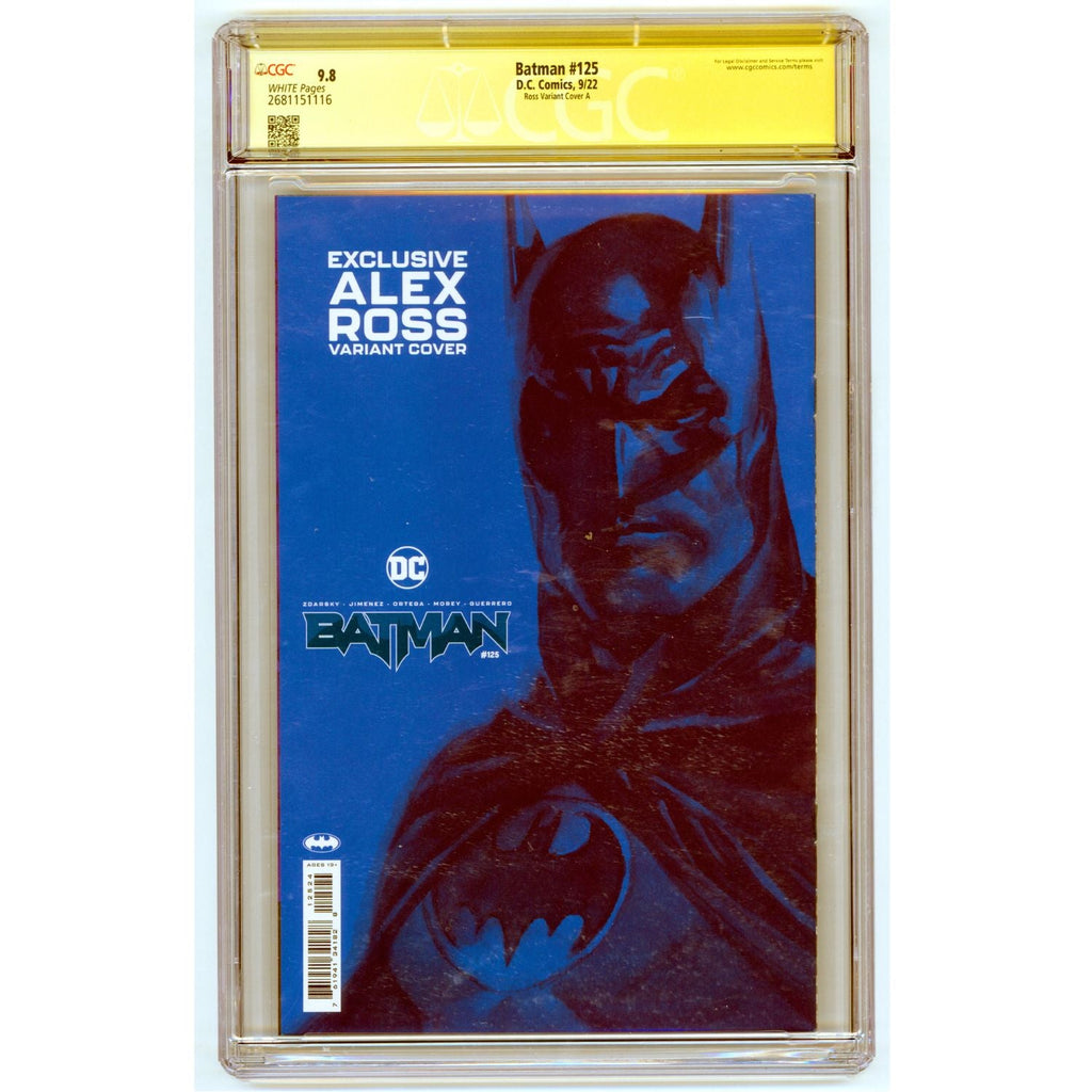 Batman: #125 [Alex Ross Signed CGC 9.8 CVR A] 2022