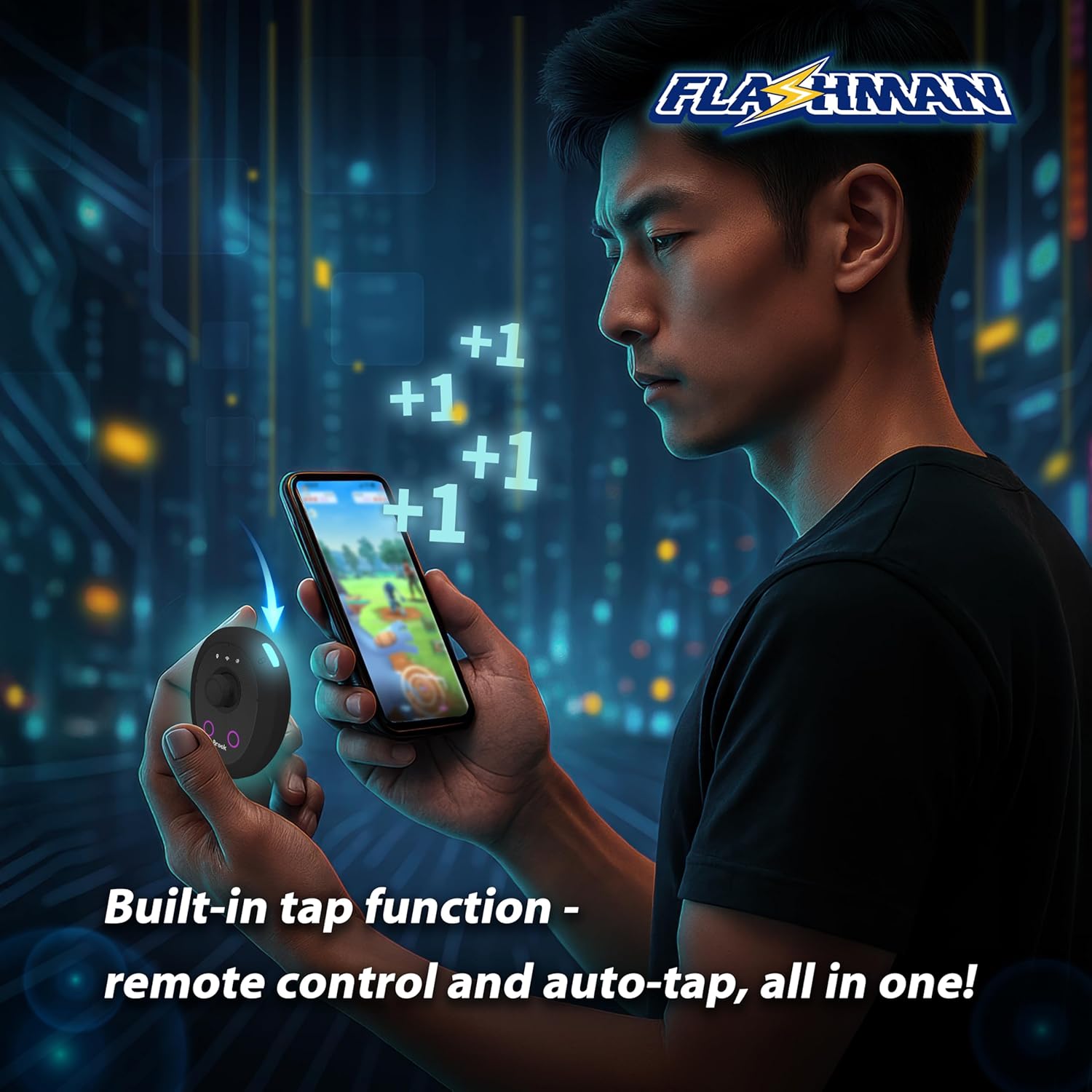 Brook Gaming: Flashman - Black Virtual GPS