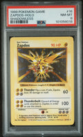 Psa 9 1999 POKEMON GAME #16 ZAPDOS-HOLO SHADOWLESS