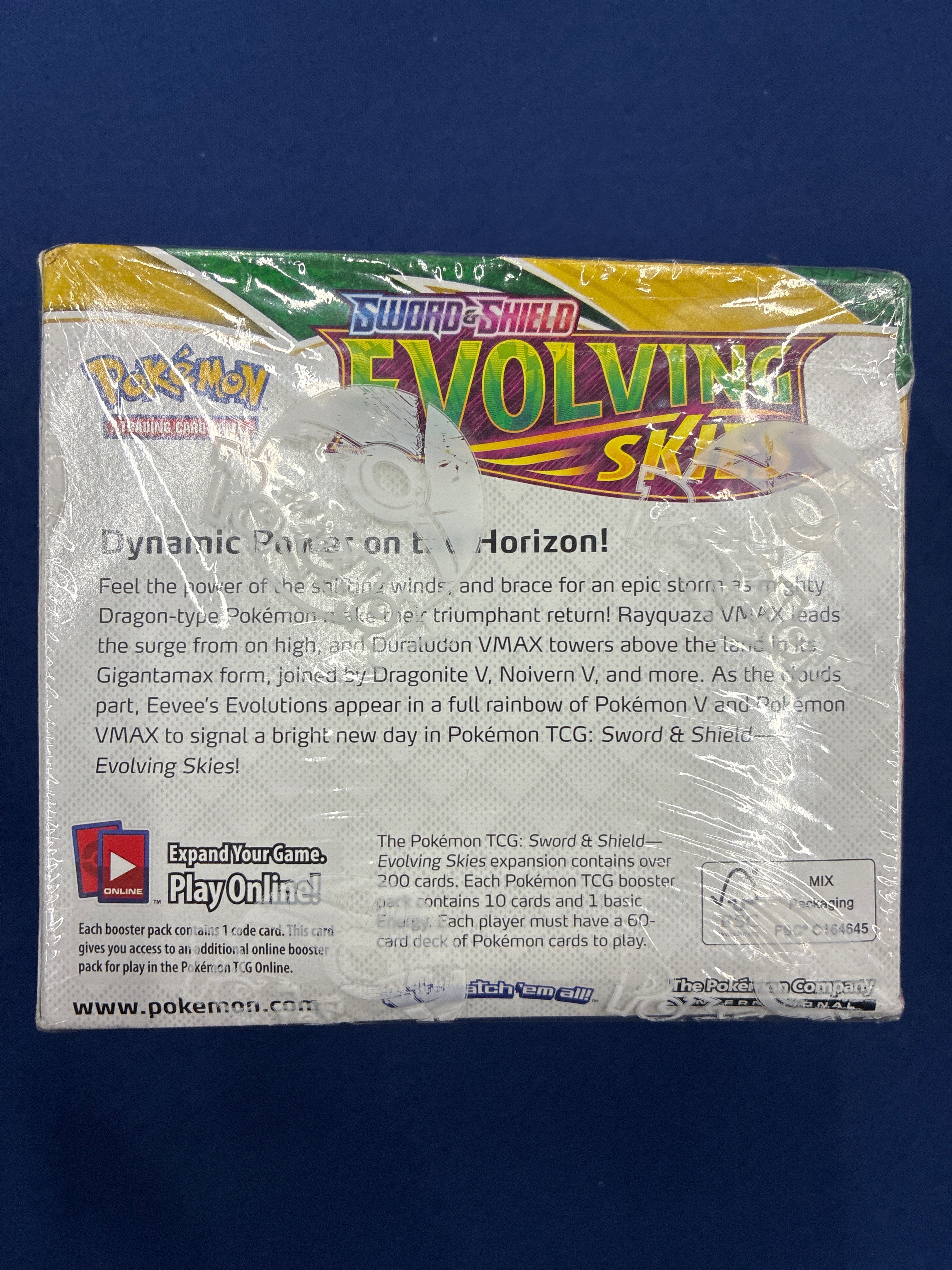 Pokemon: Evolving Skies Booster Box - Damaged Box
