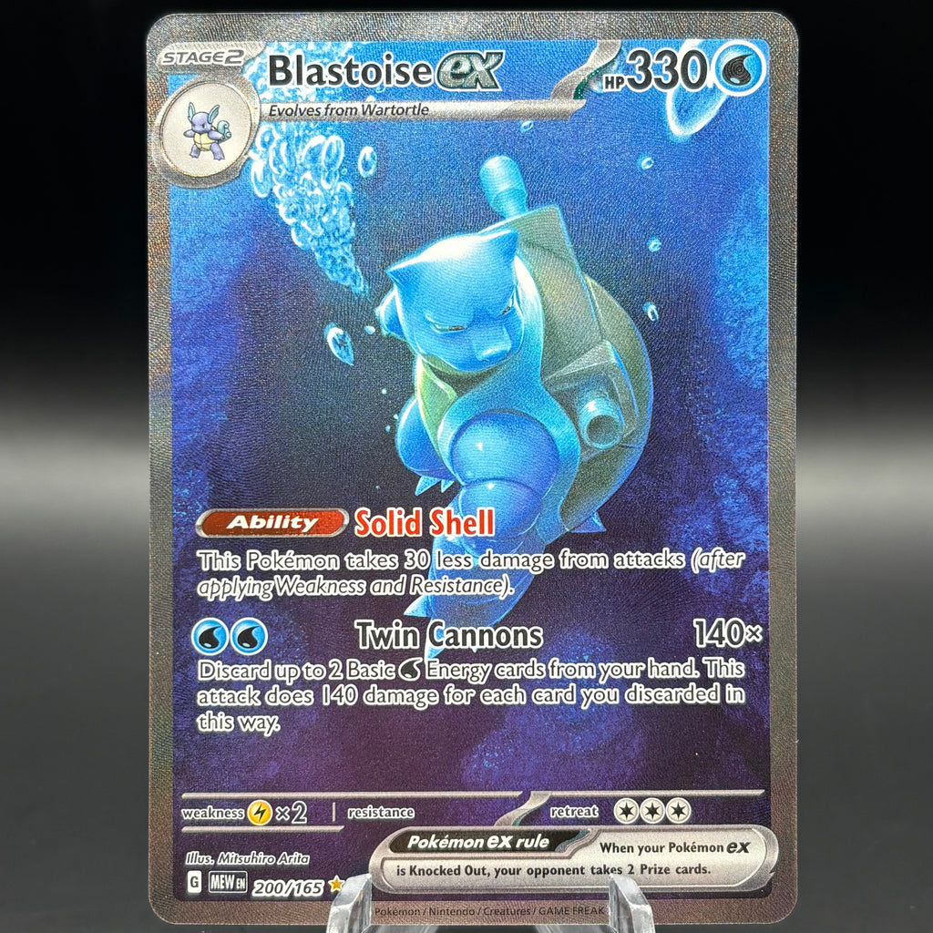 Blastoise ex - 200/165 - SV: Scarlet & Violet 151 Single Card