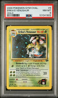 Psa 8 2000 POKEMON GYM CHALLENGE #4 ERIKA'S VENUSAUR HOLO