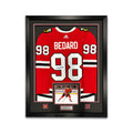 Cadre Jersey De Hockey Autographié - Connor Bedard