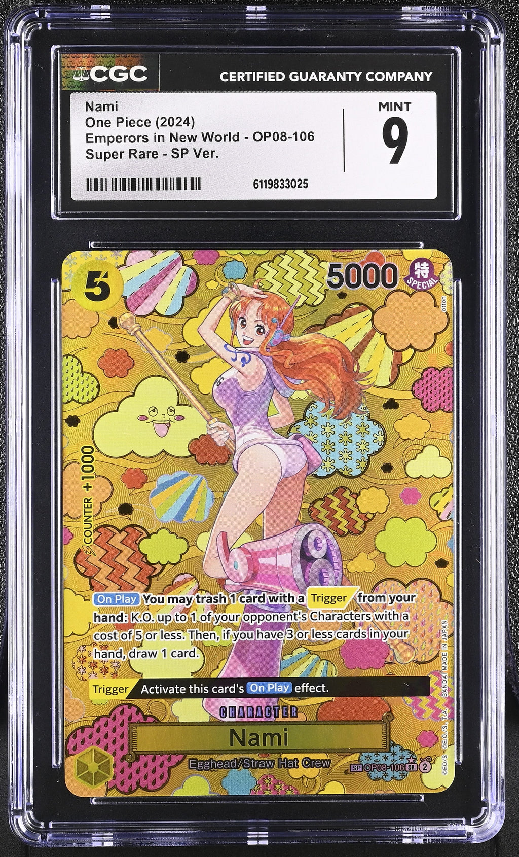 CGC 9 Nami [Emperors in the New World] - 6119833025