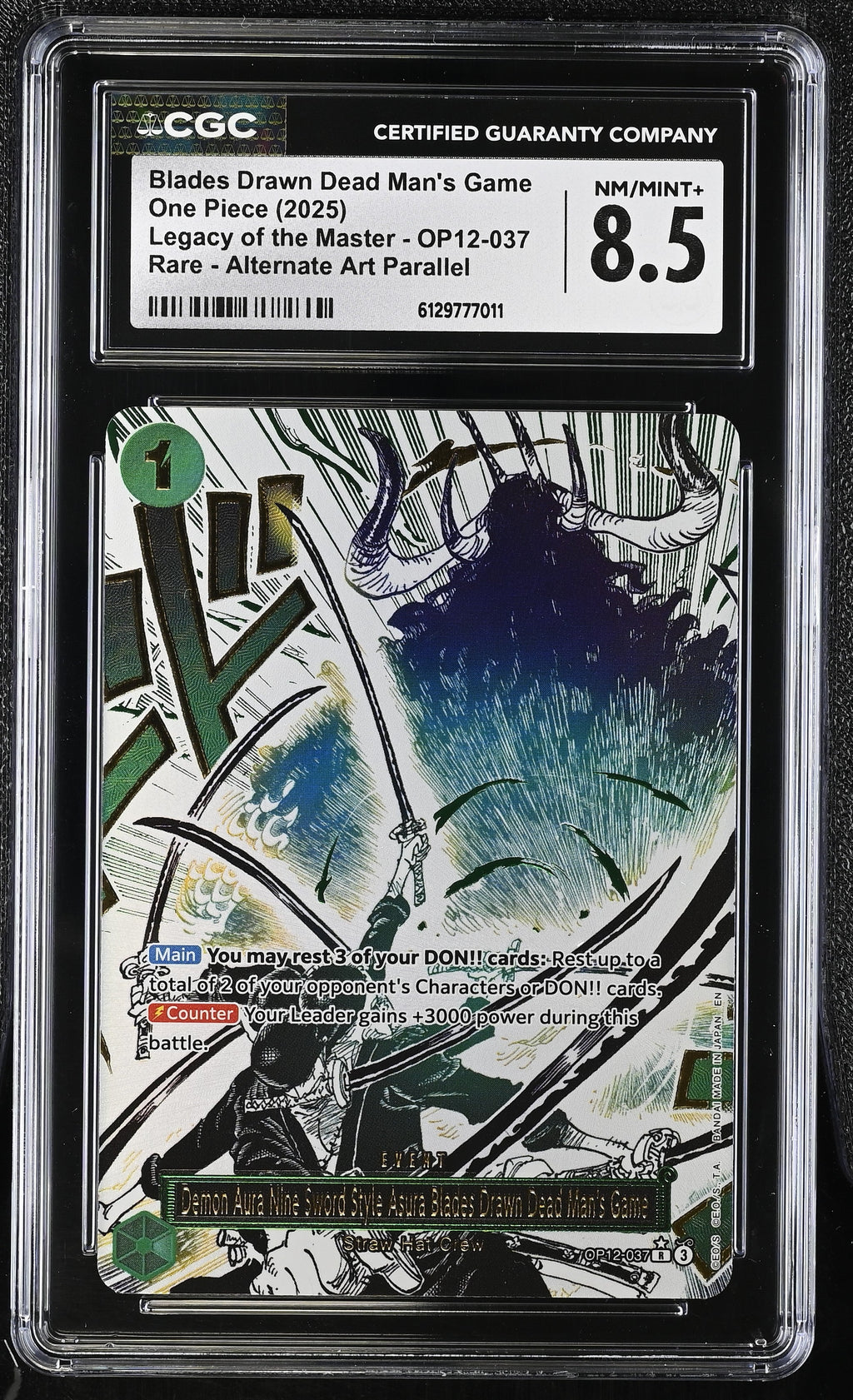 CGC 8.5 Blades Drawn Dead Man's Game [Legacy of the Master] - 6129777011