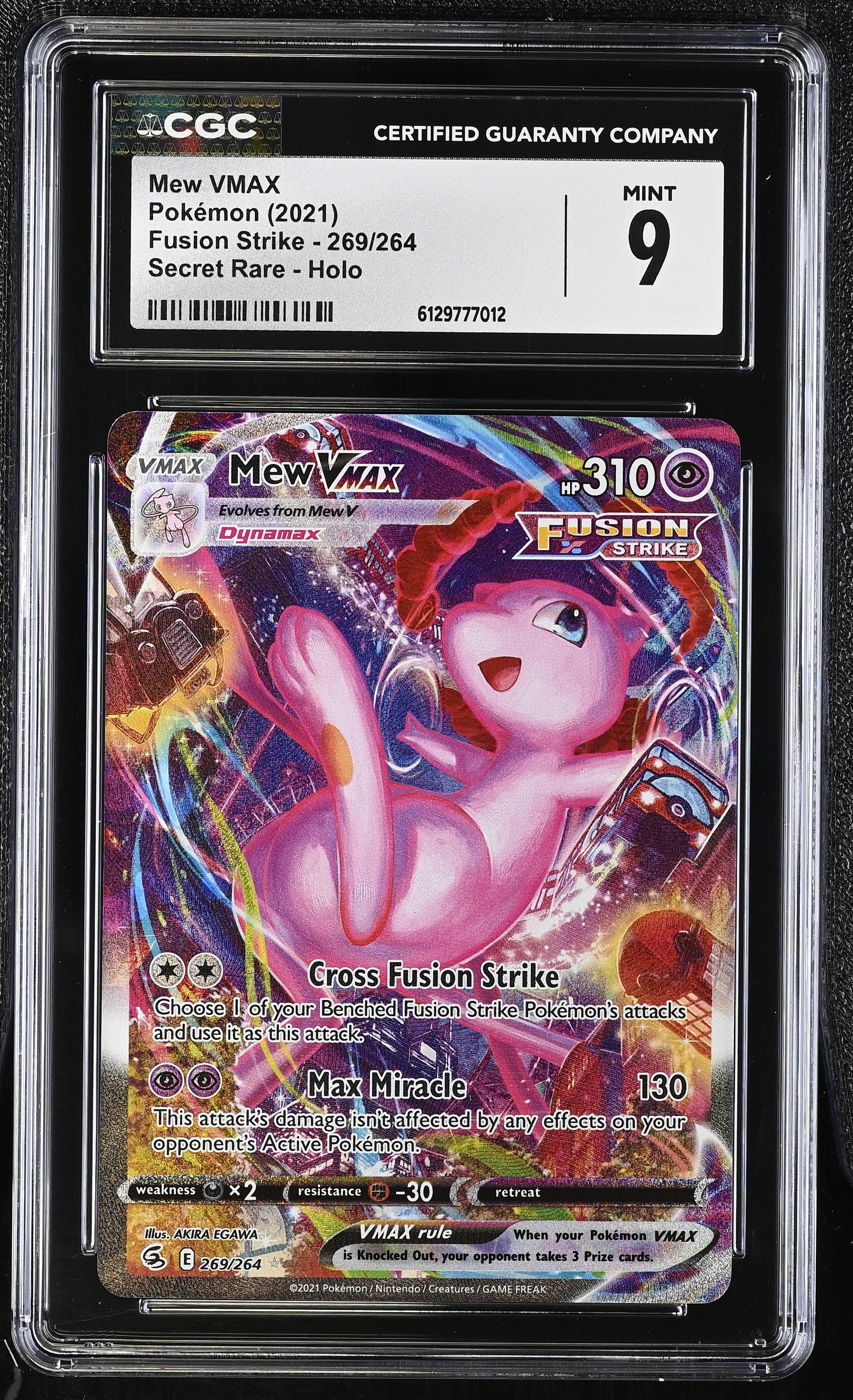 CGC 9 Mew VMAX (269/264) [Schwert & Schild: Fusionsangriff] - 6129777012