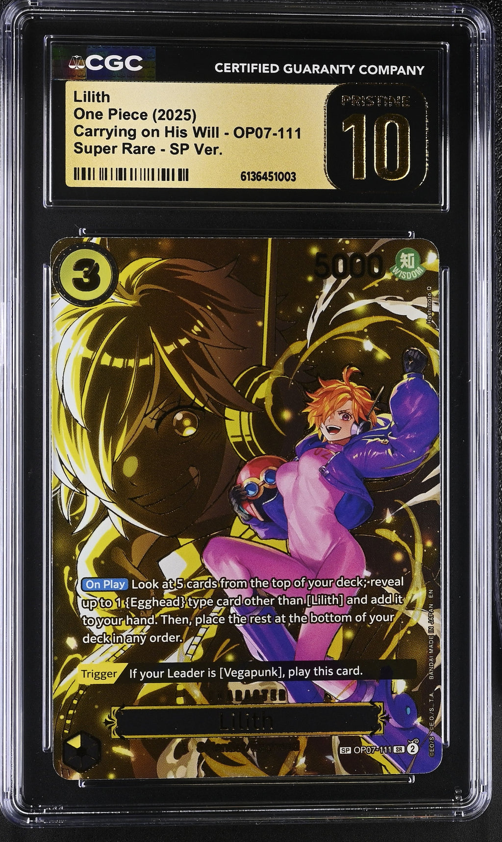 CGC PRISTINE 10 Lilith [Carrying on His Will] - 6136451003