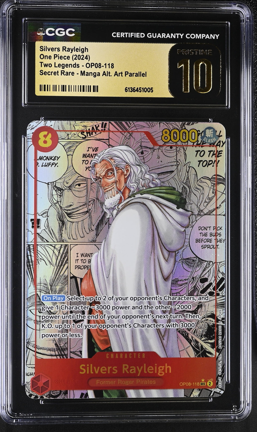CGC PRISTINE 10 Silvers Rayleigh [Two Legends] - 6136451005