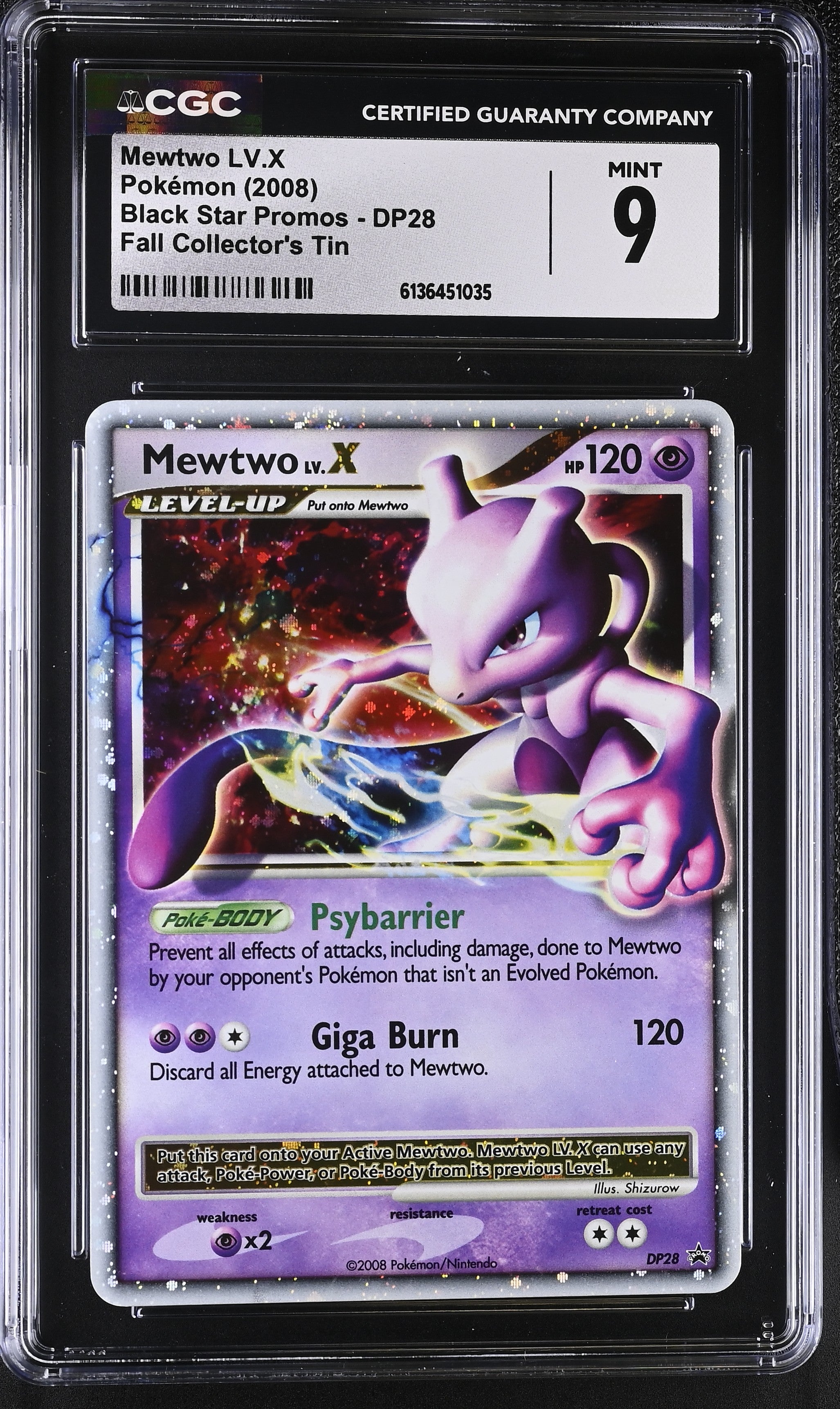 CGC 9 Mewtwo LV.X(DP28) [Black Star Promos] - 6136451035