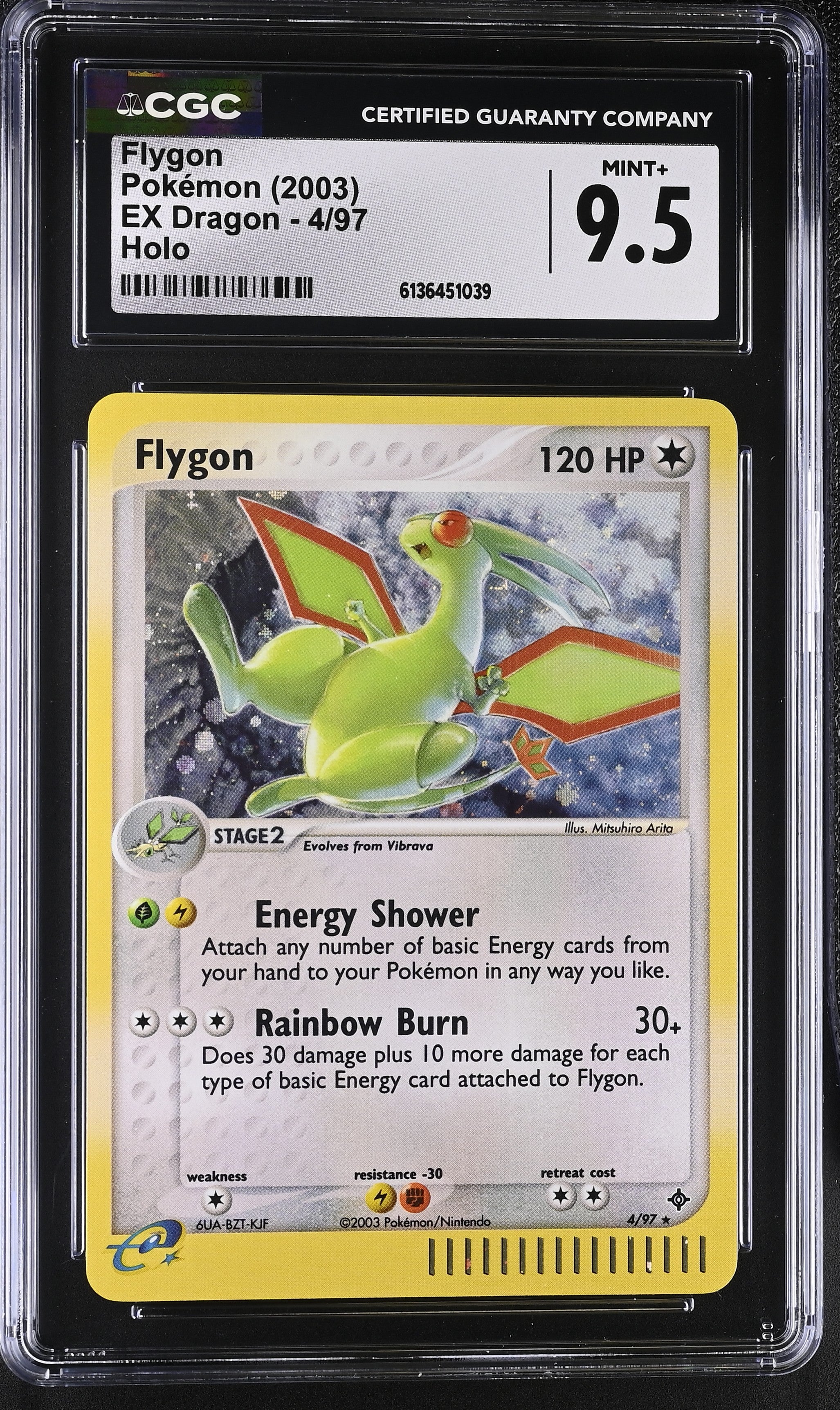 CGC MINT+ 9.5 Flygon(4/97) [EX Dragon] - 6136451039