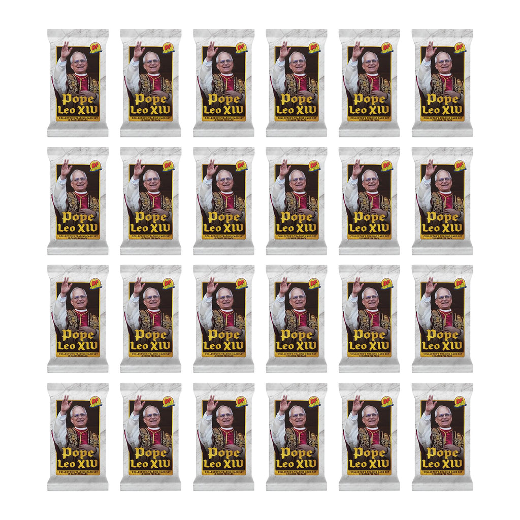 Pope Leo XIV Foil Collector Cards | 24 Packs