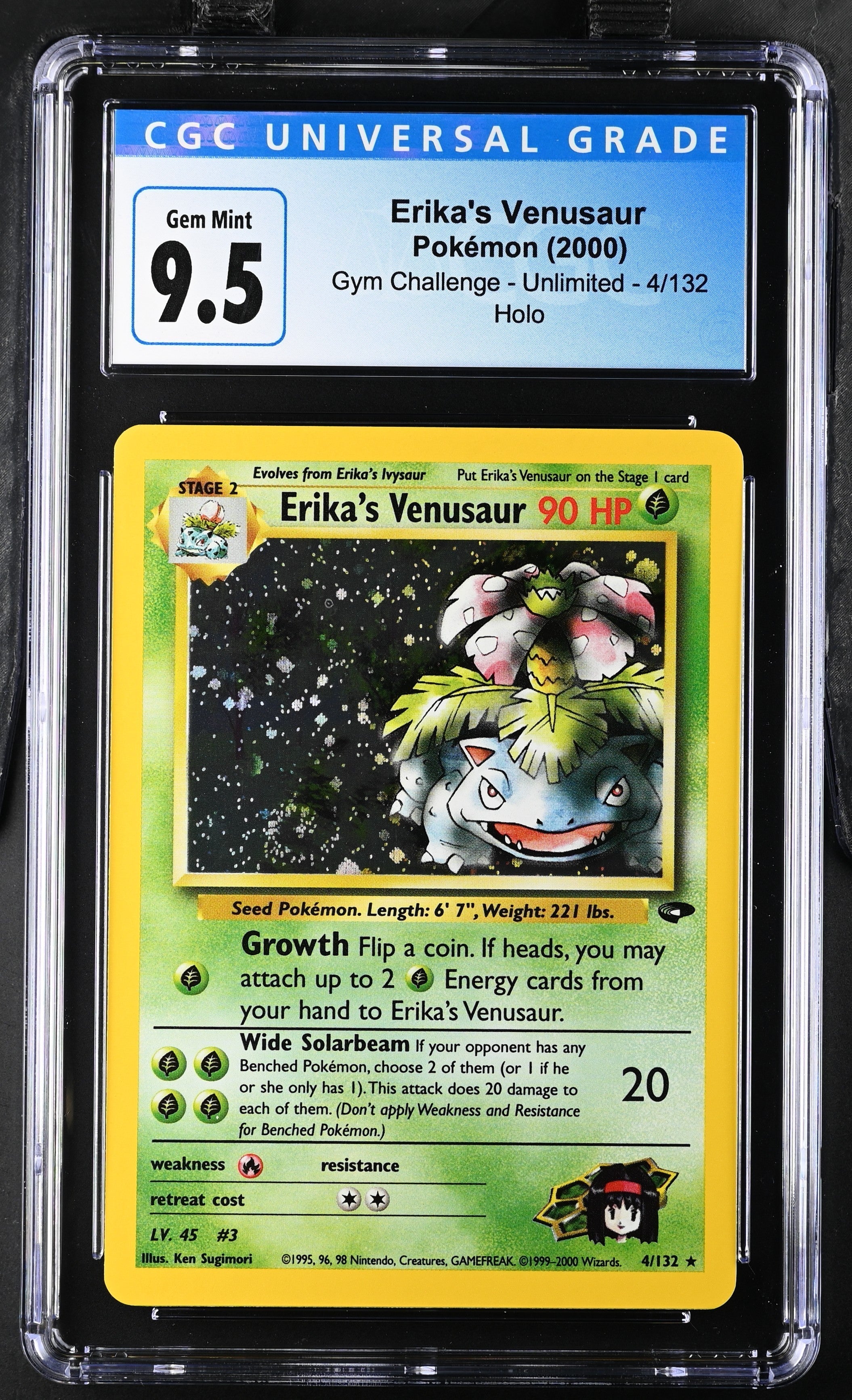 CGC GEM MINT 10 Erika's Venusaur(4/132) [Gym Challenge] - 4061043077
