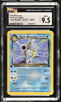 2000 Pokémon Team Rocket – 1. Edition Dunkles Turtok 20/82 CGC 9.5
