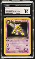 2000 Pokémon Team Rocket – 1. Edition Dunkles Kadabra 18/82 CGC 10