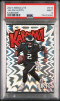 Jalen Hurts 2021 Panini Absolute Kaboom! (vertical) PSA 9