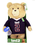 Ted 2 Movie 16" Talking Plush Ted In Jersey With Sound *Explicit*