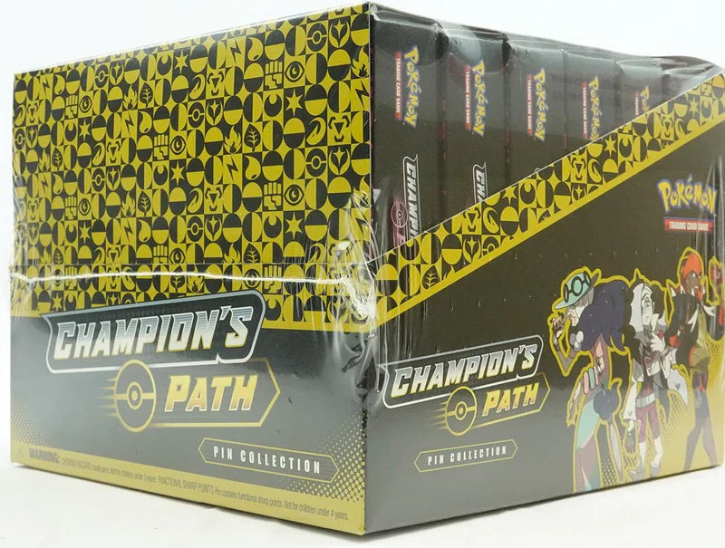 Pokemon Champion's Path Pin Collection Sealed Display - Ballonlea, Spikemuth, & Hammerlocke Gyms