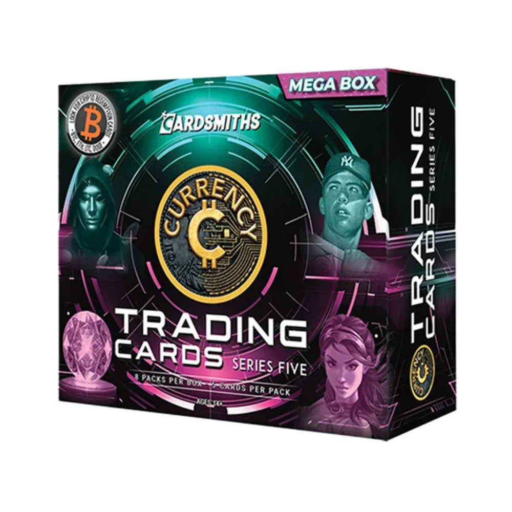 Cardsmith Currency Trading Cards Series 5 Mega Box (8 Packs)