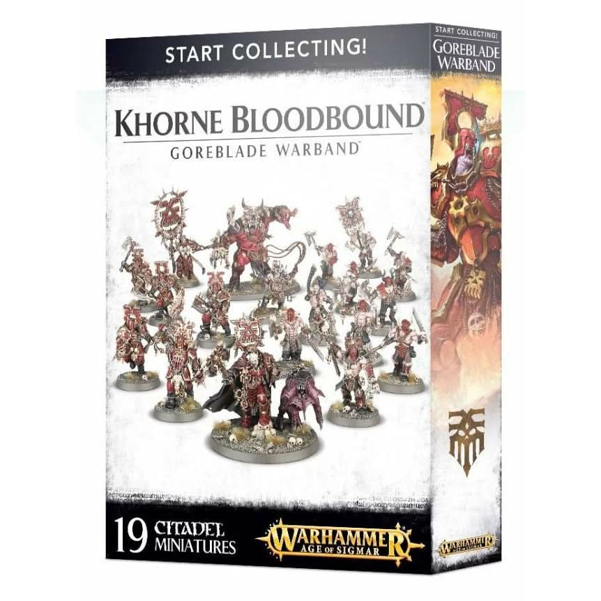 KHORNE BLOODBOUND GOREBLADE WARBAND START COLLECTING