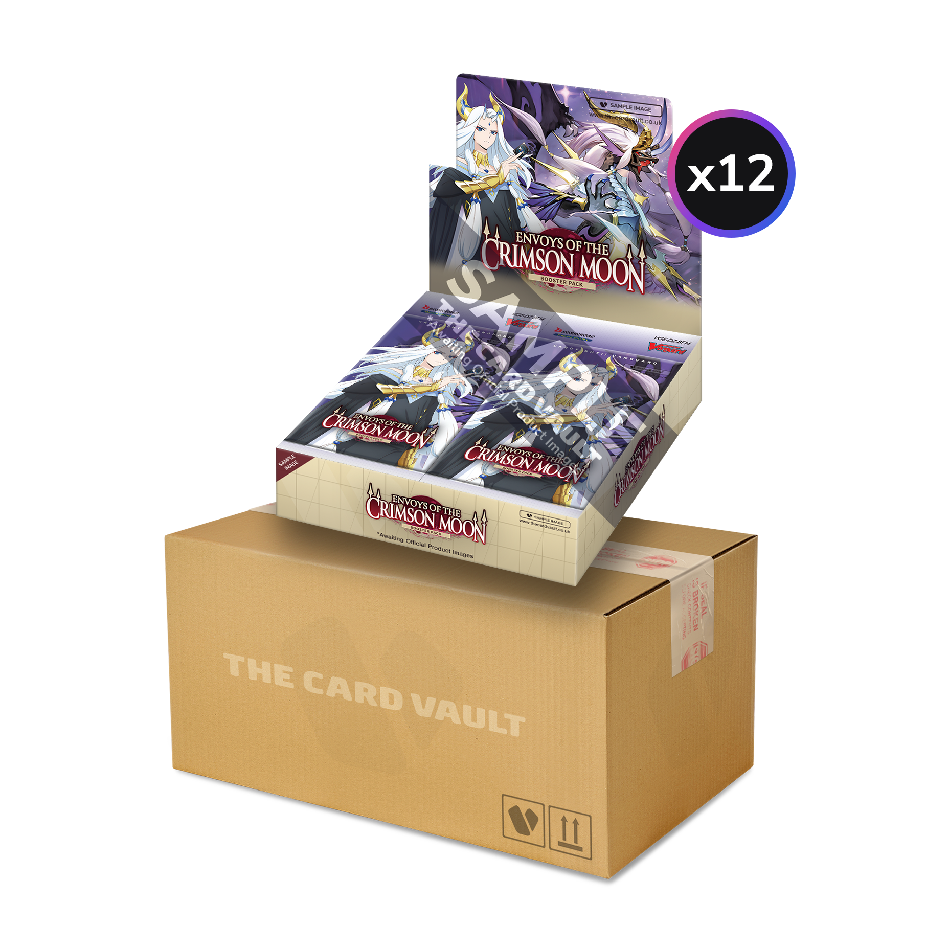 Cardfight!! Vanguard - Envoys of the Crimson Moon - Display Case (12x Booster Boxes)