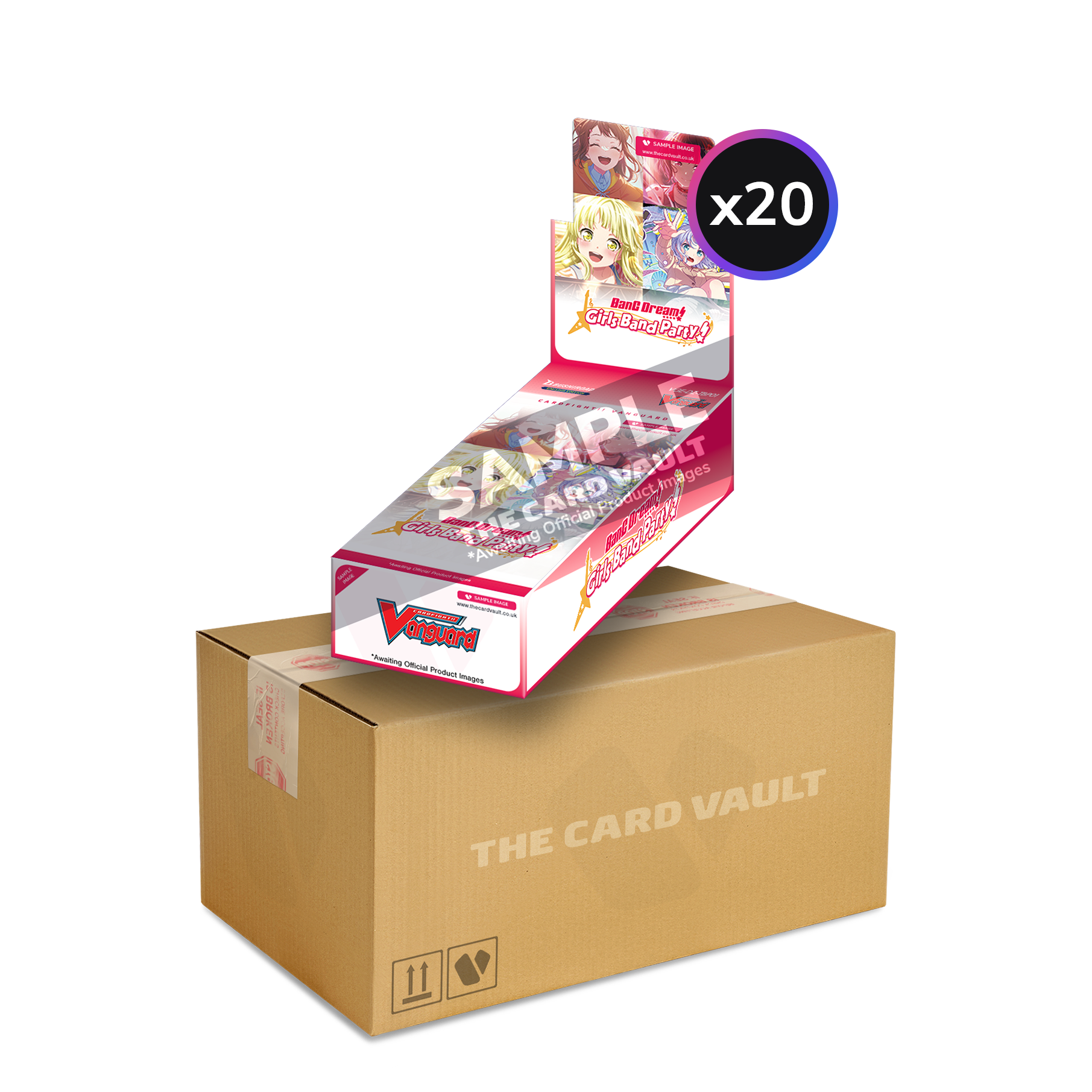 Cardfight!! Vanguard - Title Booster Premium 01 - BanG Dream! Girls Band Party! - Display Case (20x Booster Boxes)