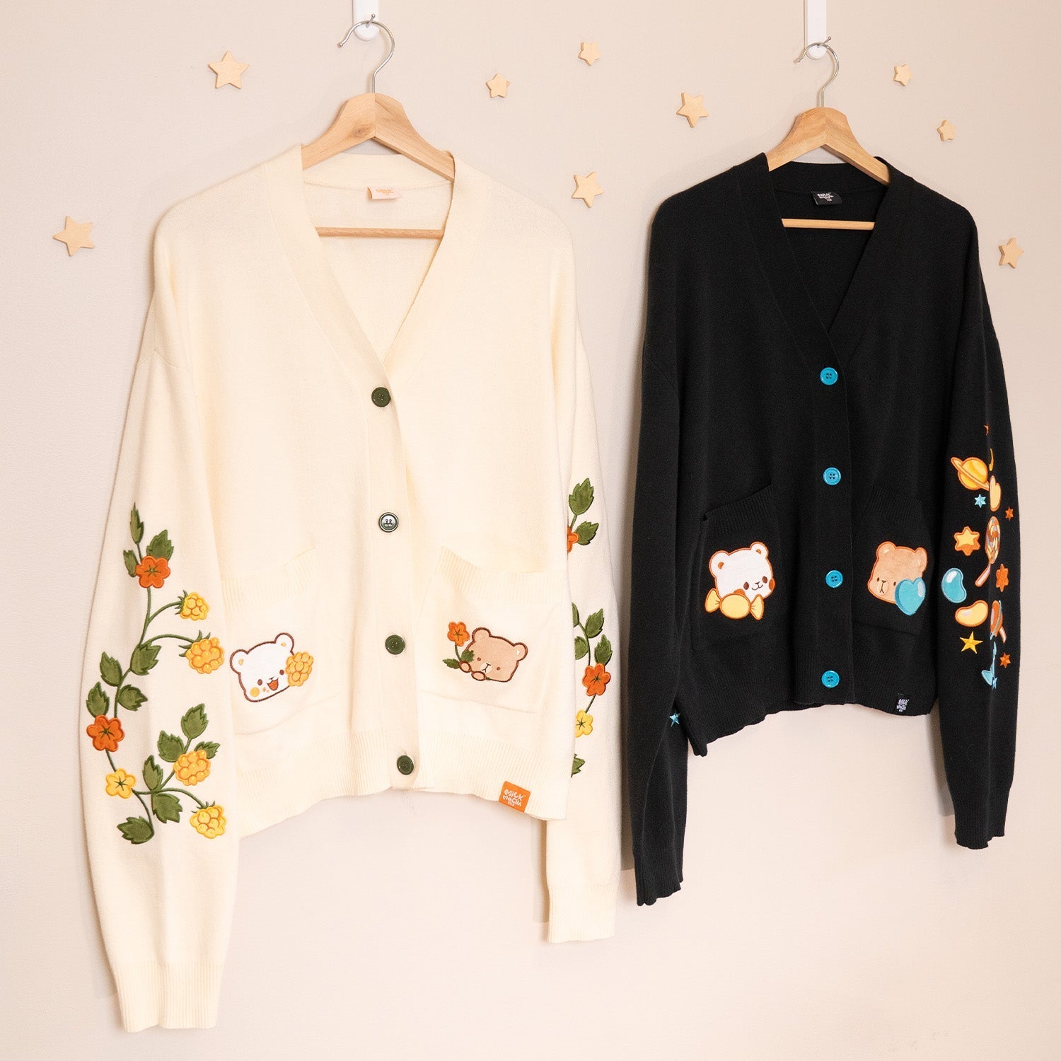 Milk Mocha Bear: Berry Cardigan