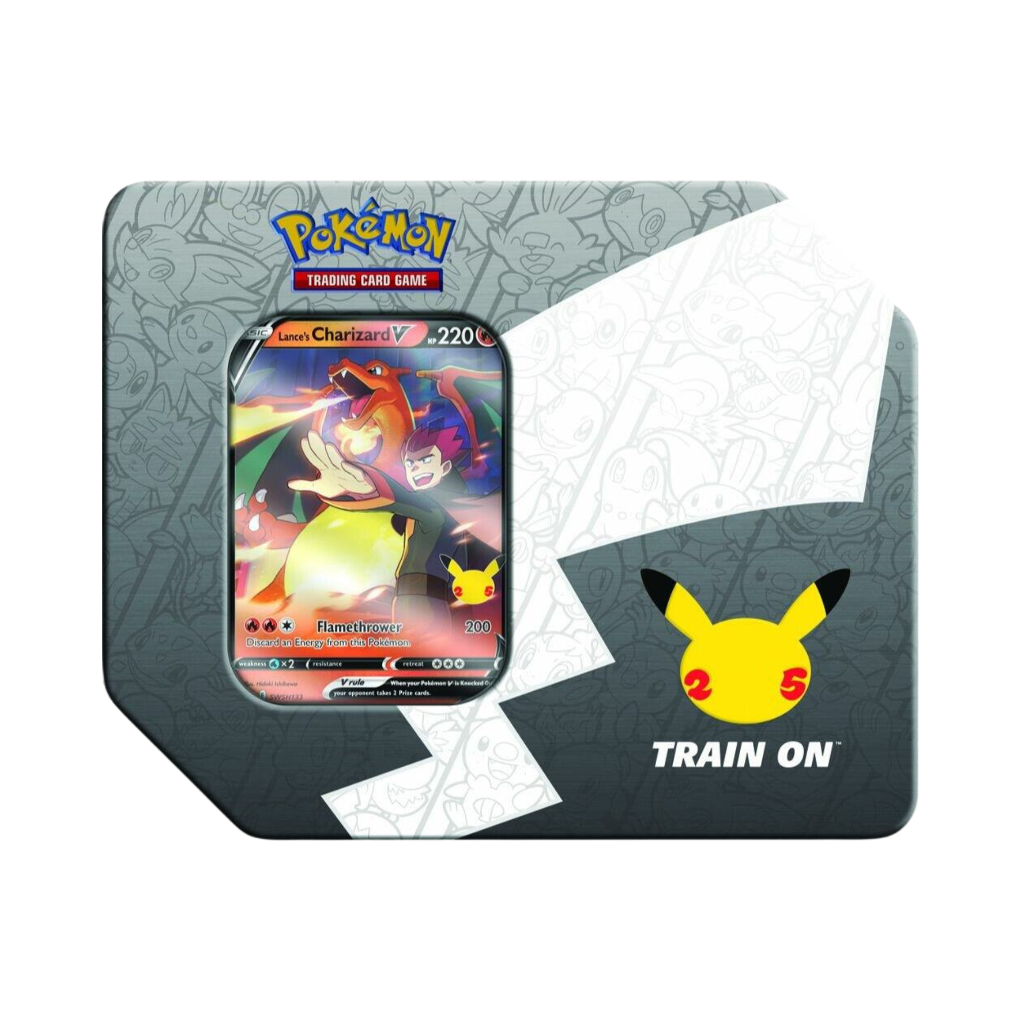 Celebrations Tin [Lance's Charizard V]
