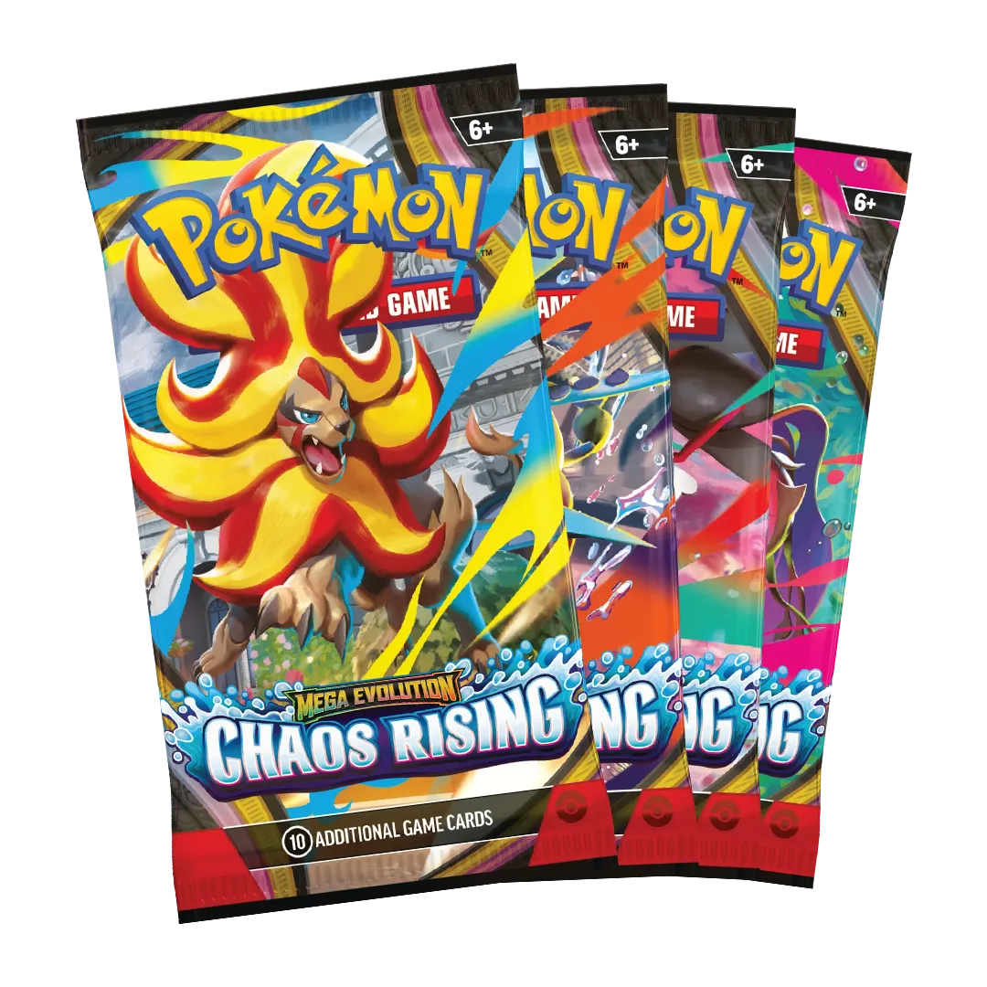 Mega Evolution: Chaos Rising - Booster Box Display